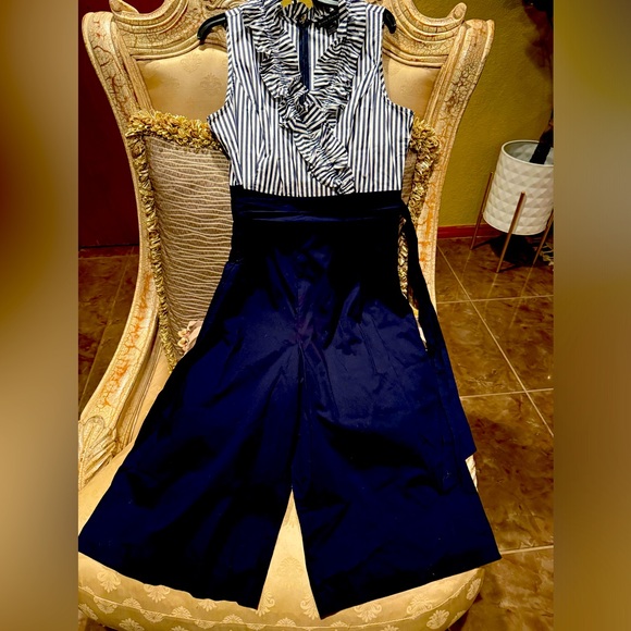 Jessica Howard Ankle Jumpsuit; size 14P - Picture 1 of 4